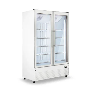 מקרר תצוגה 2 דלתות לבן