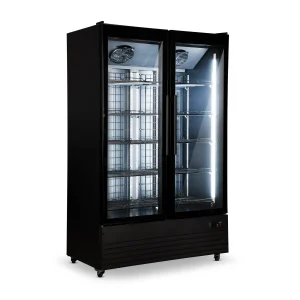 מקרר תצוגה 2 דלתות שחור